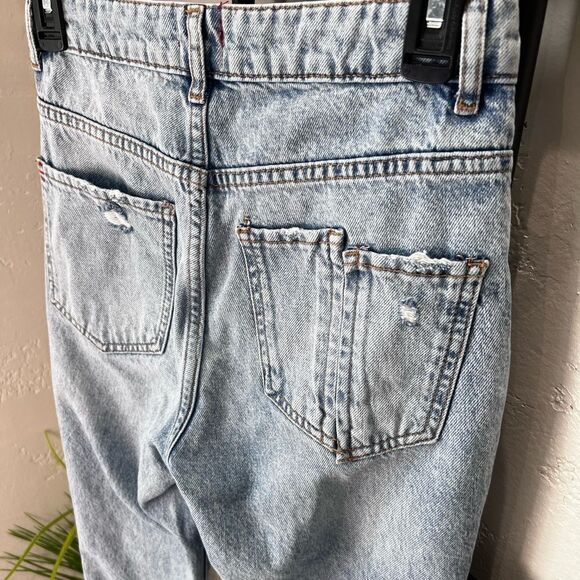 Urban Outfitters BDG Wilco Destroyed High-Waisted Cropped Flare Jeans sz 25 - Picture 5 of 16